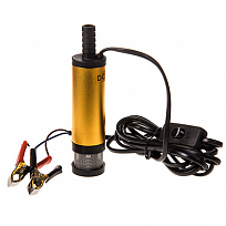 Насос перекачки топлива 12V для солярки 38 мм 12 л/мин с фильтром SKYWAY